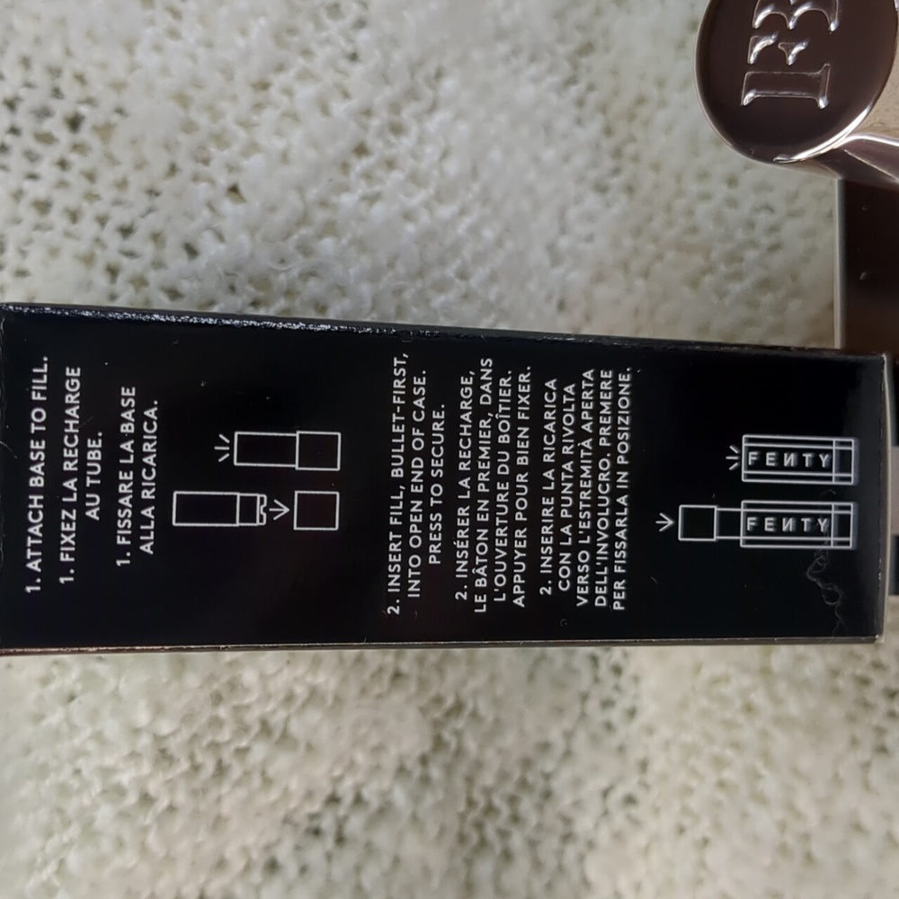 FENTY ICON "The Case" Two-piece Empty Refillable Case, Metallic Nude - Picture 10 of 14